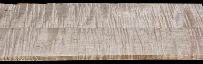 Curly Maple - 2 Pcs - 46 1/2" x 7 7/8" x 1 1/16"  - $110.00