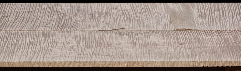 Curly Maple - 2 Pcs - 45 11/16" x 6 3/4" x 1 1/16"  - $100.00