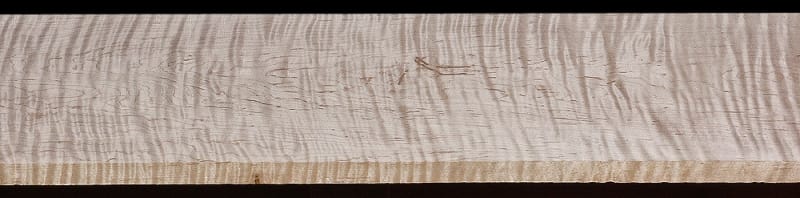 Curly Maple - 58 1/8" x 9 3/8" x 1 1/16"  - $80.00