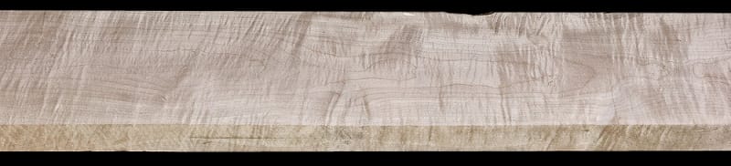 Curly Maple - 48" x 9" x 1 3/4"+ - $85.00