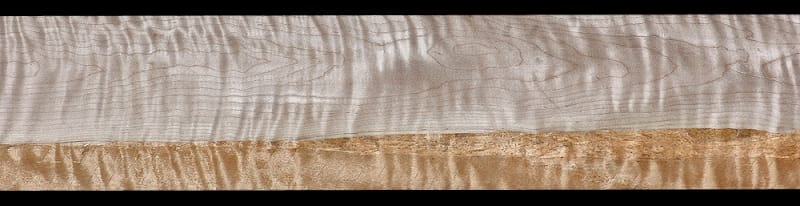 Curly Maple -  66 3/4" x 5 3/4" x 1 3/4"+ - $100.00