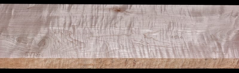 Wide Curly Maple - 72" x 10" x 1 5/8" - $145.00