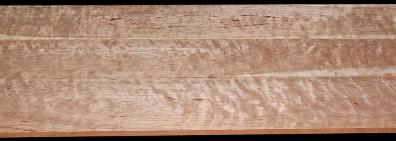 Nicely Figured 4/4 Curly Cherry -      Click on Picture for Description and Inventory