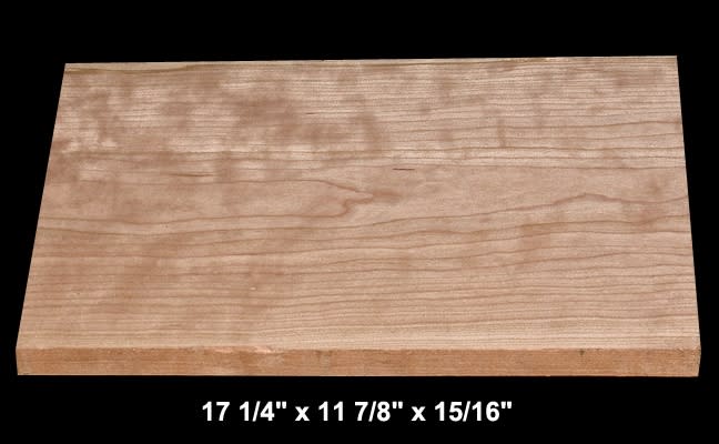 Wide Cherry - 17 1/4" x 11 7/8" x 15/16" - $20.00