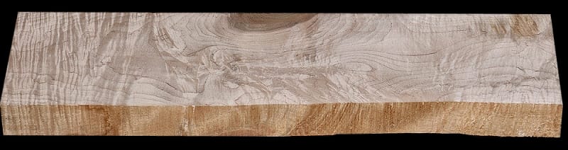 Curly Maple - 23 3/8" x 6 1/8" x 1 13/16" - $18.00