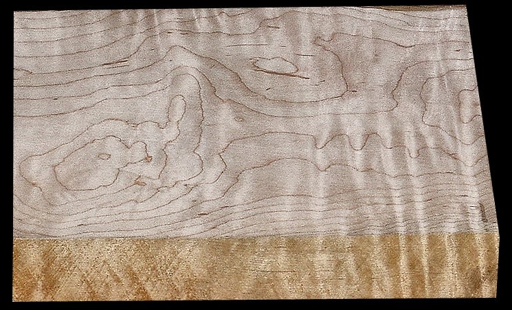 Curly Maple - 9 7/8" x 7 5/16" x 1 13/16" - $15.00