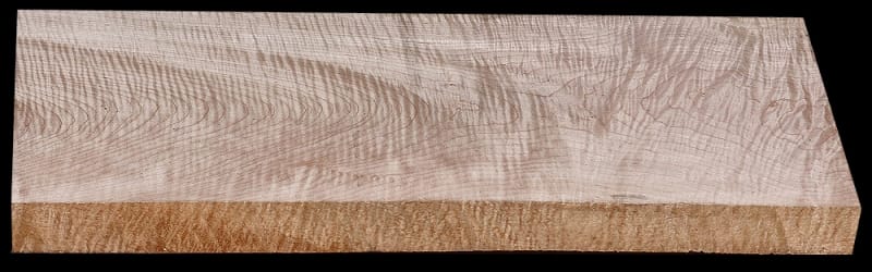 Curly Maple - 23 1/2" x 8 7/16" x 1 7/8" - $43.00