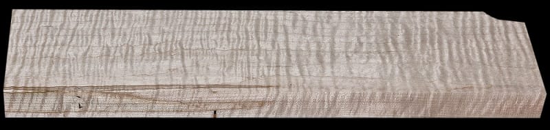 Curly Maple - 27 1/2" x 6 5/8" x 1 13/16" - $40.00