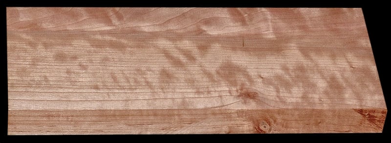 Curly Cherry - 15" x 6 1/16" x 1 3/8" - $16.00