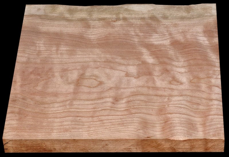 Extra-Wide Curly Cherry - 15 1/4" x 15 1/8" x 1 3/8" - $40.00