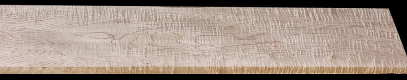 Curly Hard Maple - 36 7/8" x 7 1/2" x 13/16" - $24.00