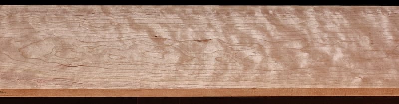 Curly Cherry - 84" x 9 1/8" x 3/4"+ - $45.00