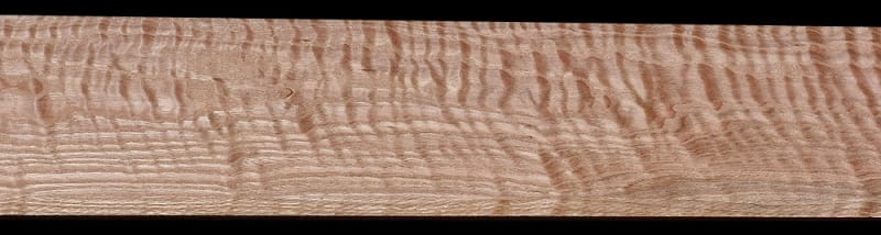 Curly Red Oak - 95" x 9 1/16" x 13/16" - $105.00