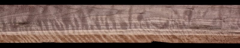 Curly Black Walnut - 35 7/8" x 4 15/16" x 1 1/16" - $30.00
