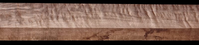 Thick Curly Black Walnut - 81 5/16" x 5 7/16" x 2 3/8" - $155.00