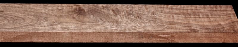 Curly Black Walnut - 38 1/2" x 6 3/8" x 1 15/16" - $50.00