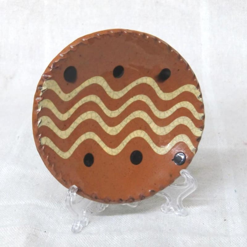 Small Simple Quilled Plate (MTO) $18