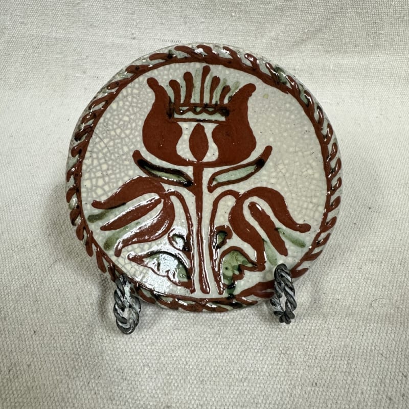 Small Floral Plate $30