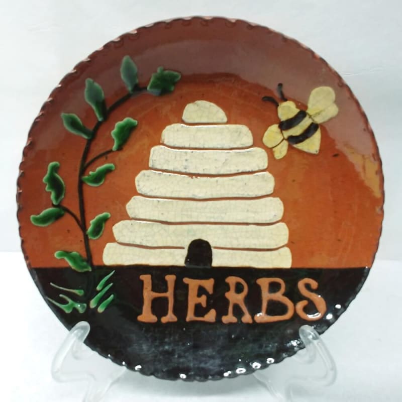 Beeskep Herbs Plate (MTO) $45