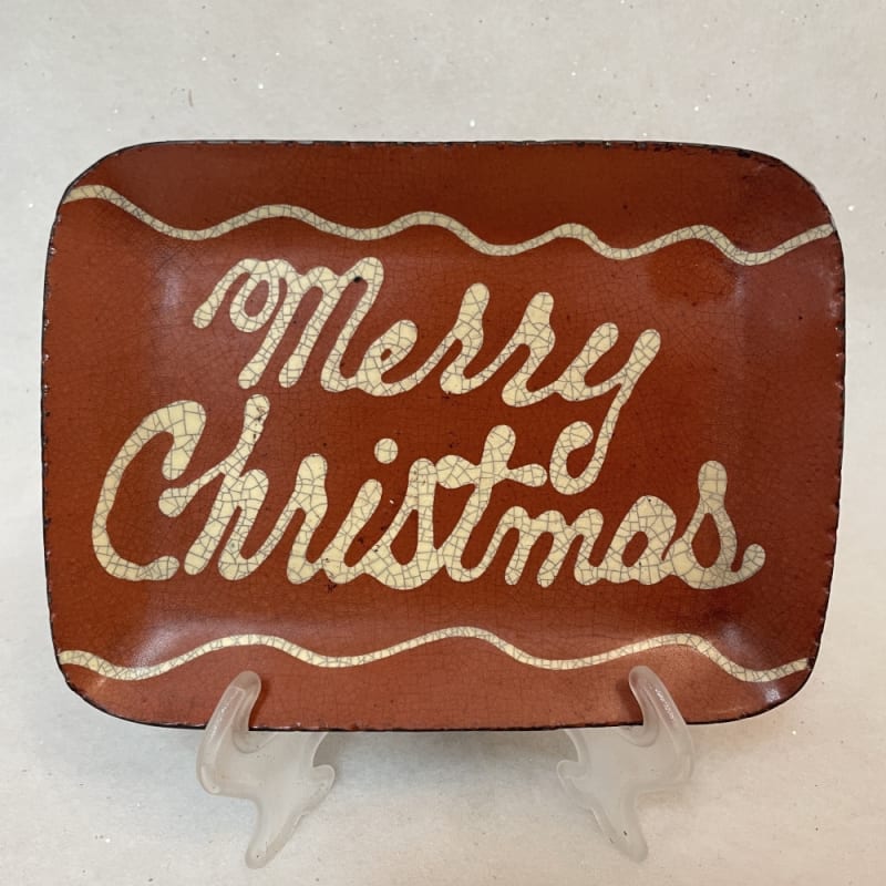 Quilled Merry Christmas Plate (MTO) $45