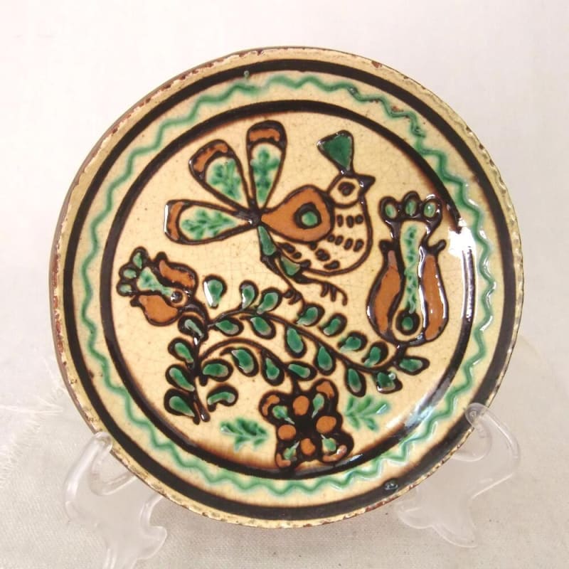 Bird and Tulip Plate (MTO) $45