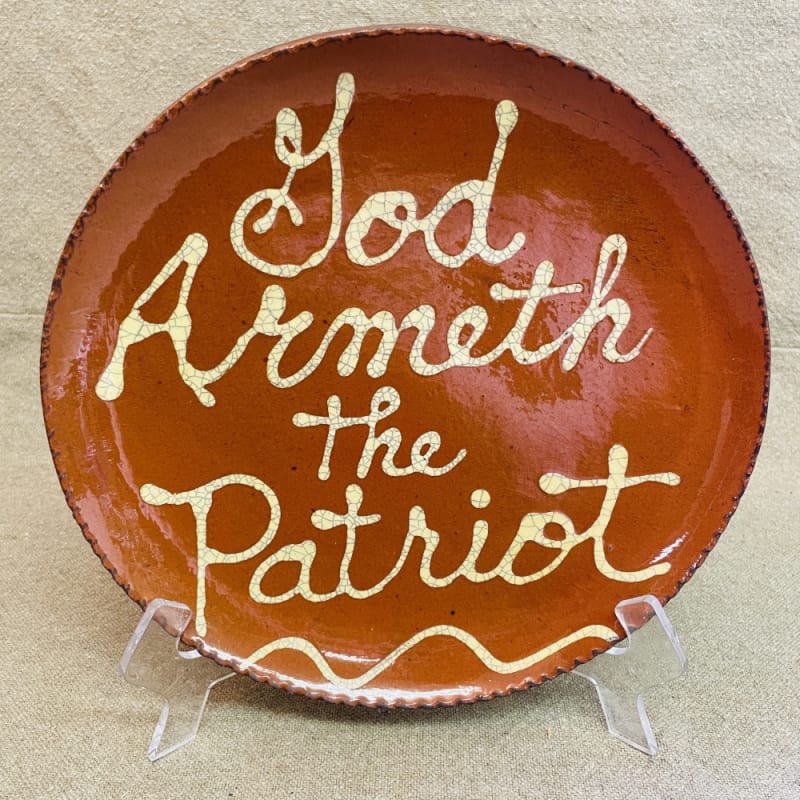 God Armeth the Patriot Plate (MTO) $75