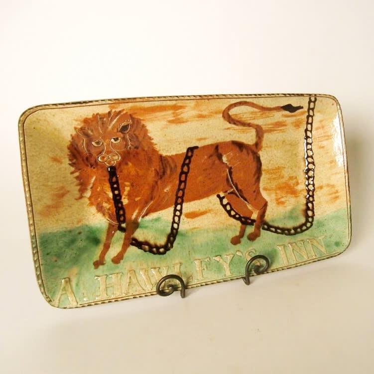 A Hawley's Inn Lion Plate (MTO) $340