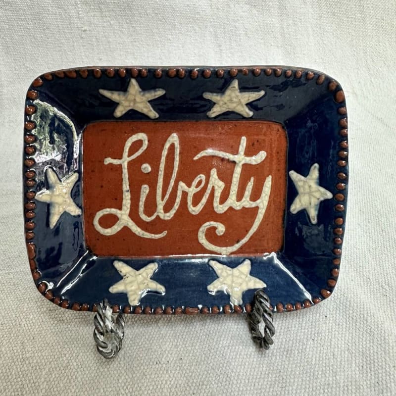 Small Liberty Plate $30