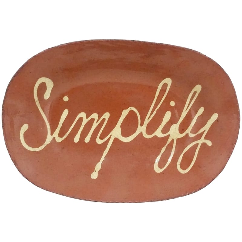 Quilled Simplify Plate (MTO) $75