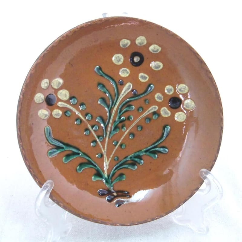 Floral Plate (MTO) $65