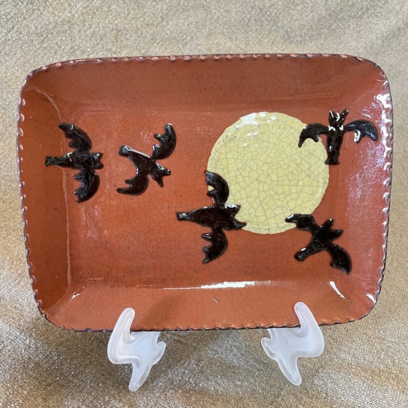 Flying Bats Plate $55