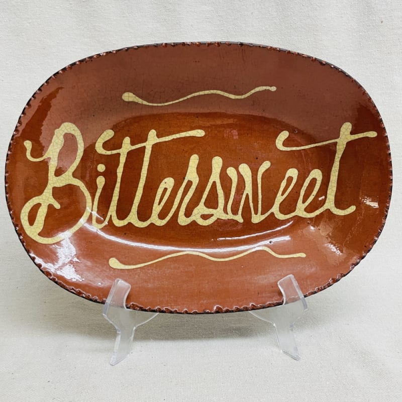 Quilled Bittersweet Plate (MTO) $95