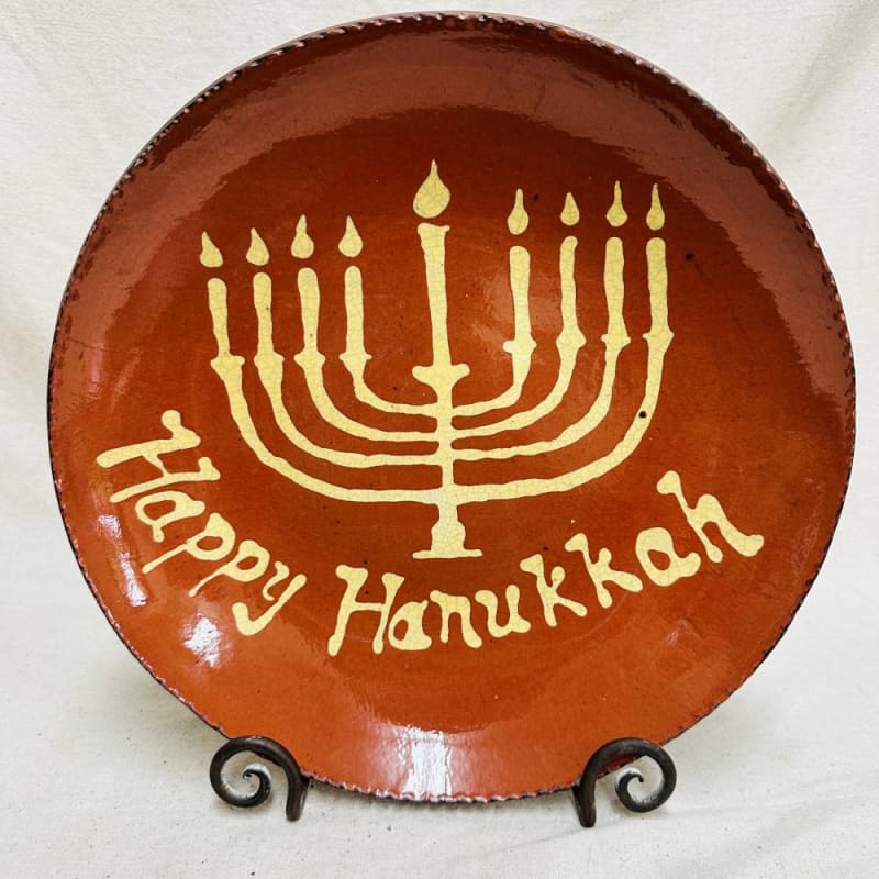 Quilled Happy Hanukkah Plate $180