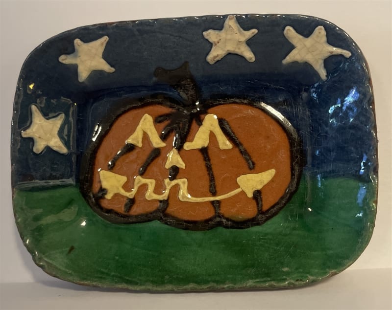 Pumpkin Plate $30