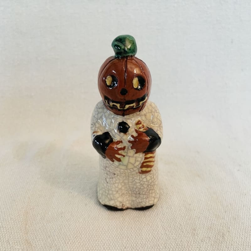 Pumpkin Man Sculpture (MTO) $75
