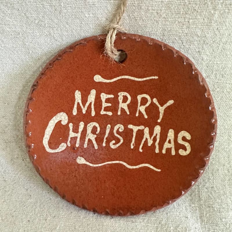 Quilled Merry Christmas Ornament $25