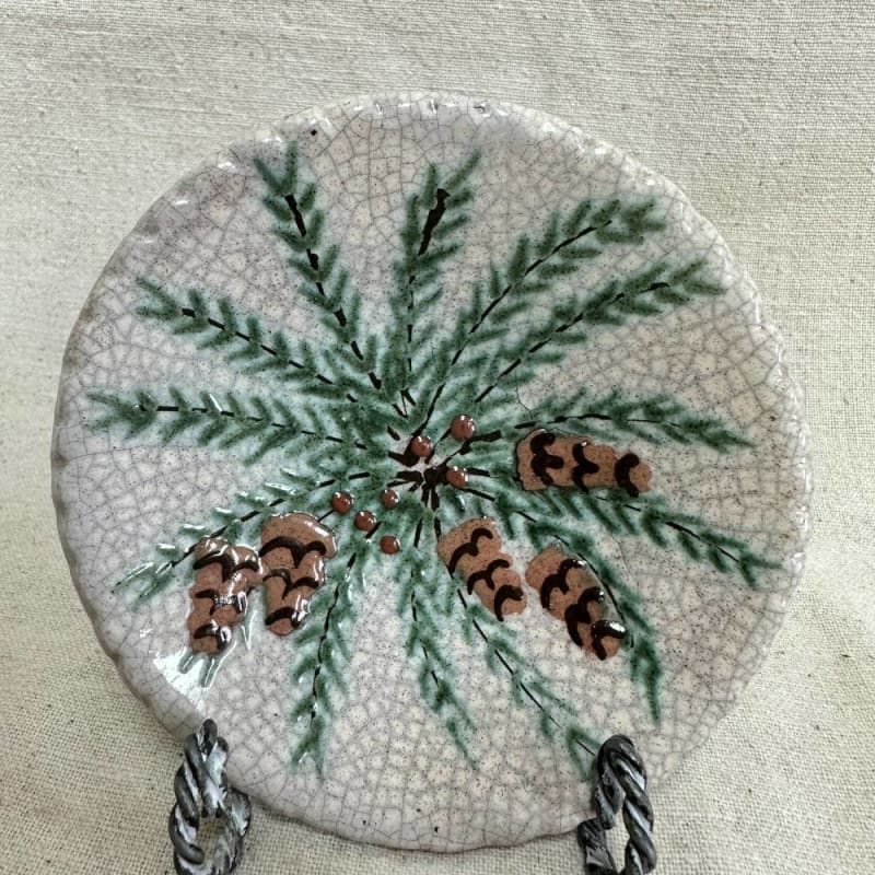 Small Pinecone Plate $30