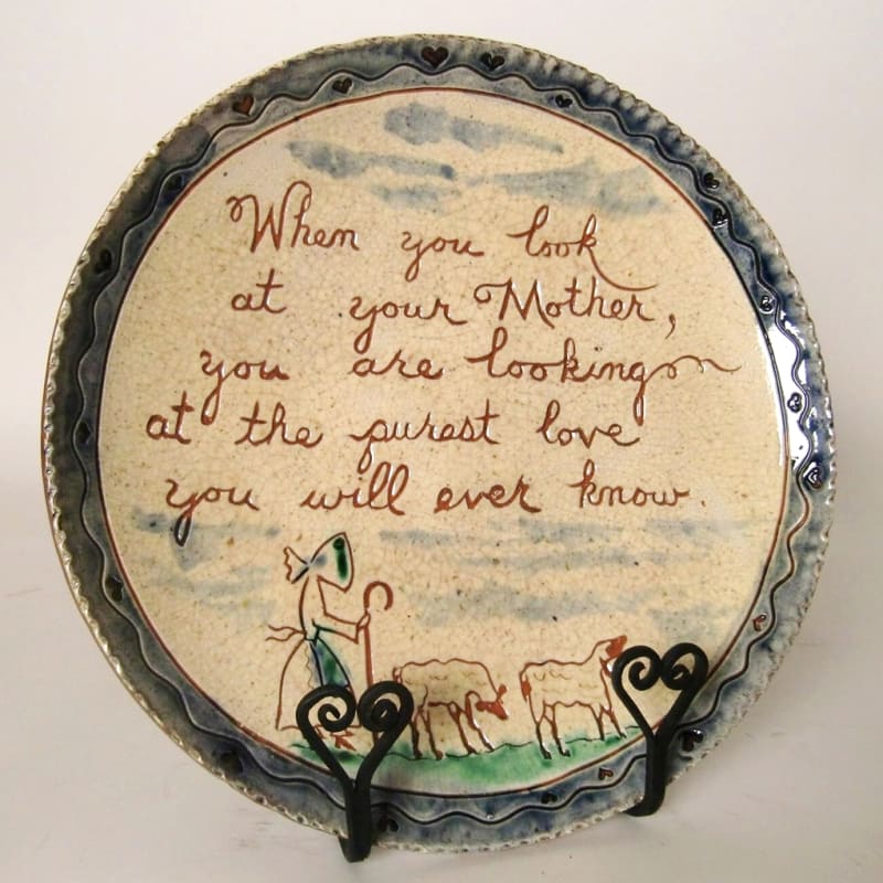 Tending her Flock Plate (MTO) $115