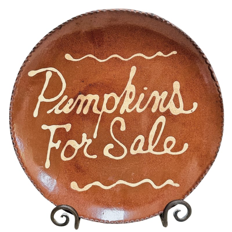 Quilled Pumpkins For Sale Plate (MTO) $95