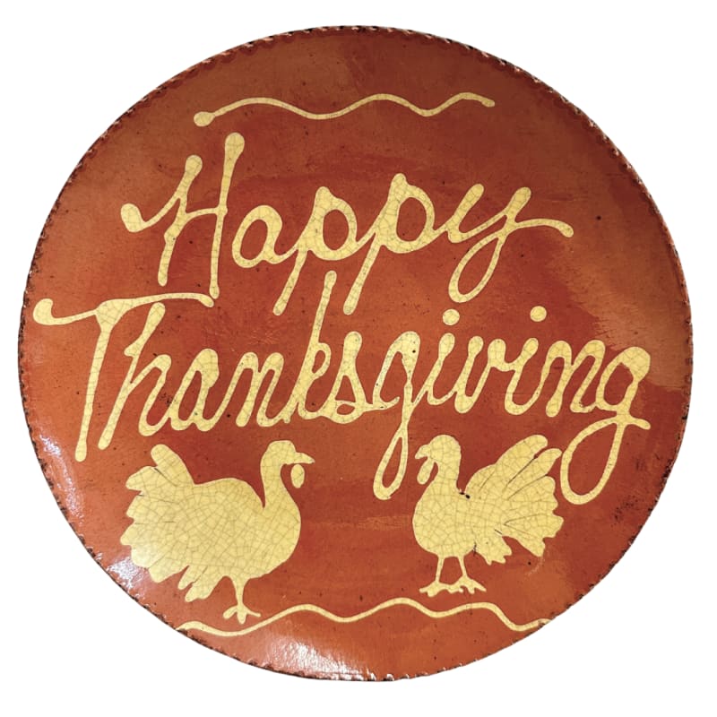 Quilled Happy Thanksgiving Plate (MTO) $95
