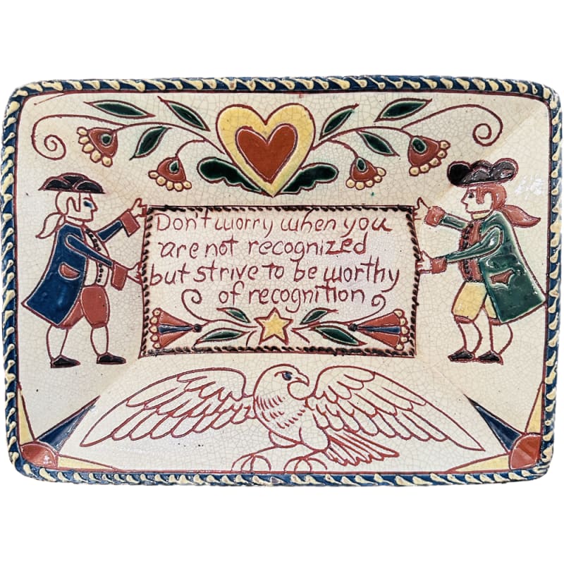 Be Worthy of Recognition Plate (MTO) $135