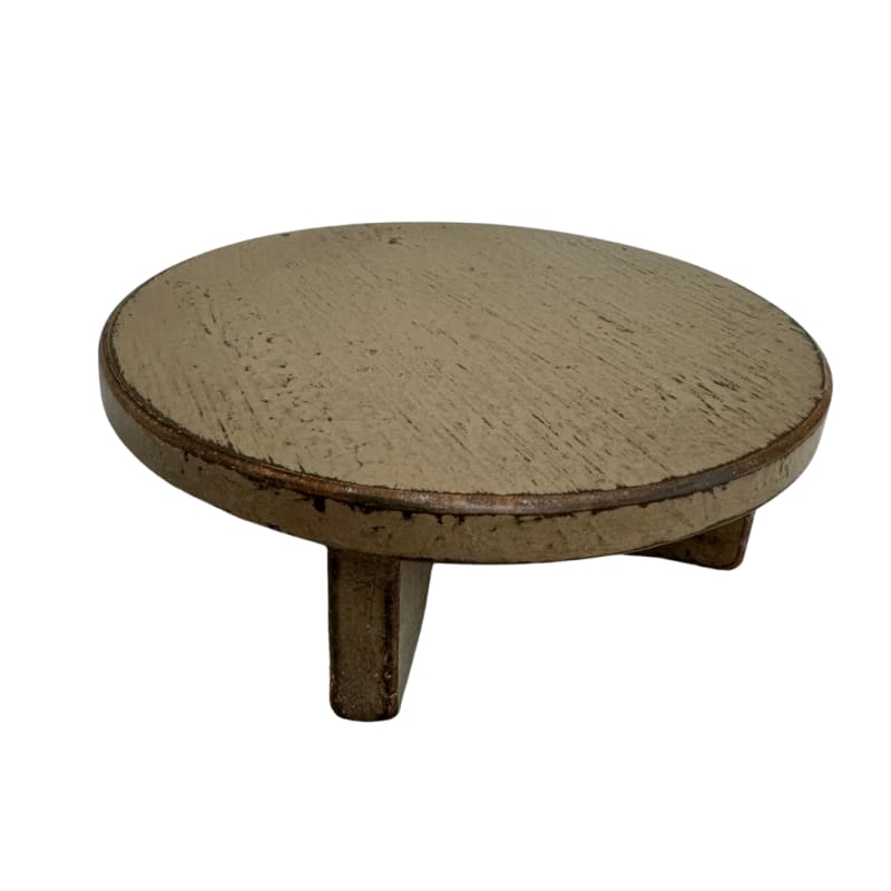 Small Round Riser Small Round Wood Riser $35