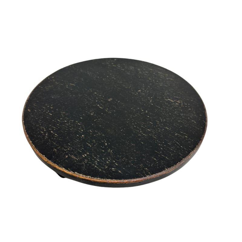 Medium Round Wood Riser $55