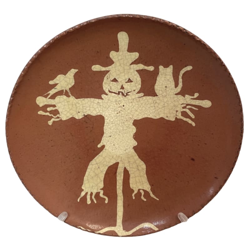 Quilled Scarecrow Plate (MTO) $75