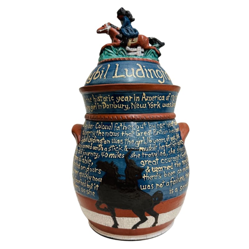 Sybil Ludington Tribute Pot with Poem (MTO) $1095