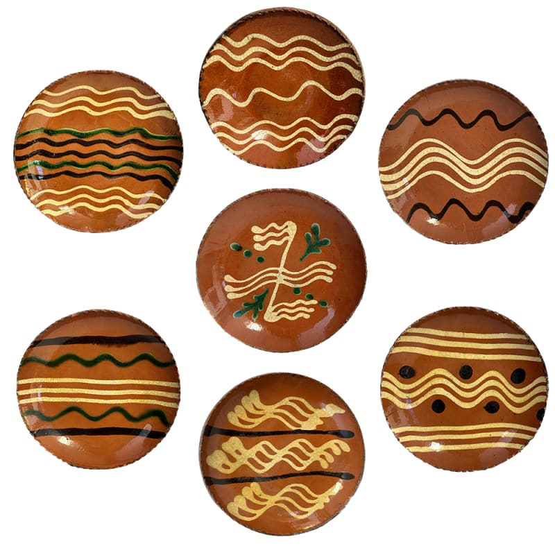 Pick Two 6 Inch Simple Quilled Plate Set (MTO) $75