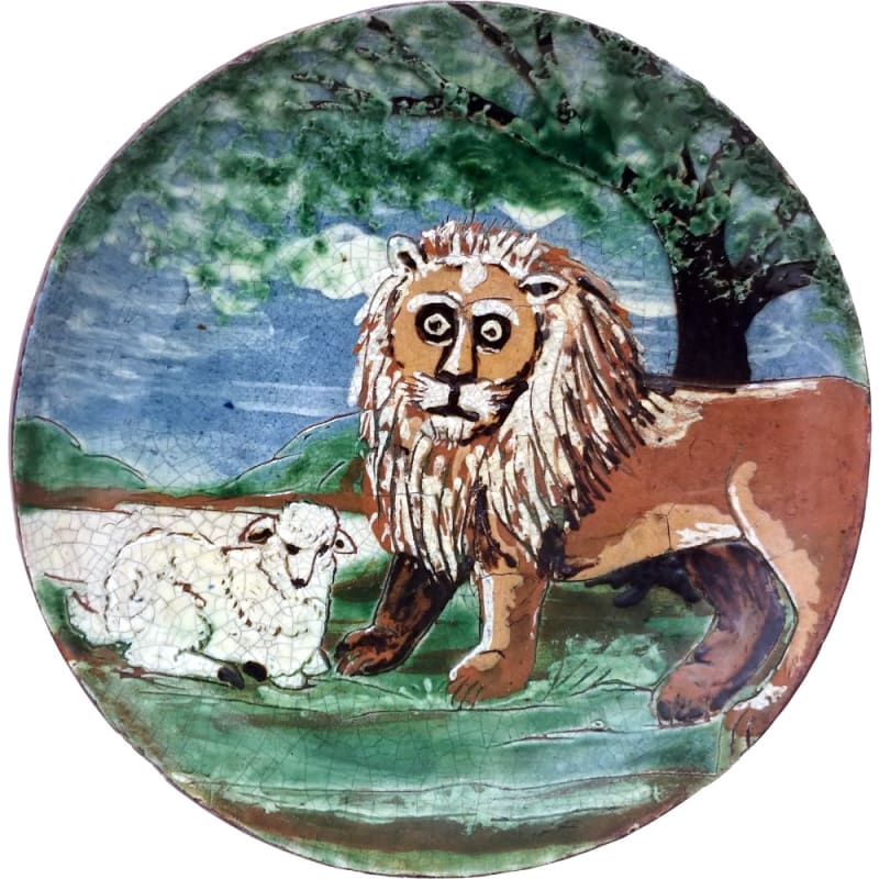 Peaceable Kingdom Plate (MTO) $85