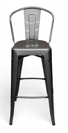 Industrial Pewter Metal Industrial Restaurant Bar Stools w/Fully Welded Construction Industrial Pewter Metal Industrial Restaurant Bar Stools w/Fully Welded Construction