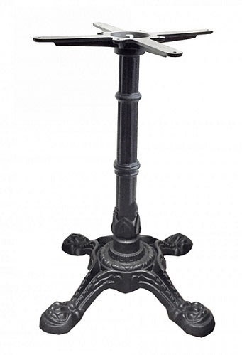 Cast Iron  Vintage Sculptured Base4 Prong