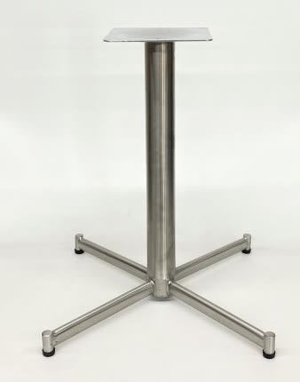 Outdoor Silver or Black Restaurant Table Top Base